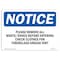 Signmission OSHA Sign, Please Remove All Boots Shoes Before Entering, 10in X 7in Plastic, 10" W, 7" H, Lndscp OS-NS-P-710-L-17562 - alternate 1